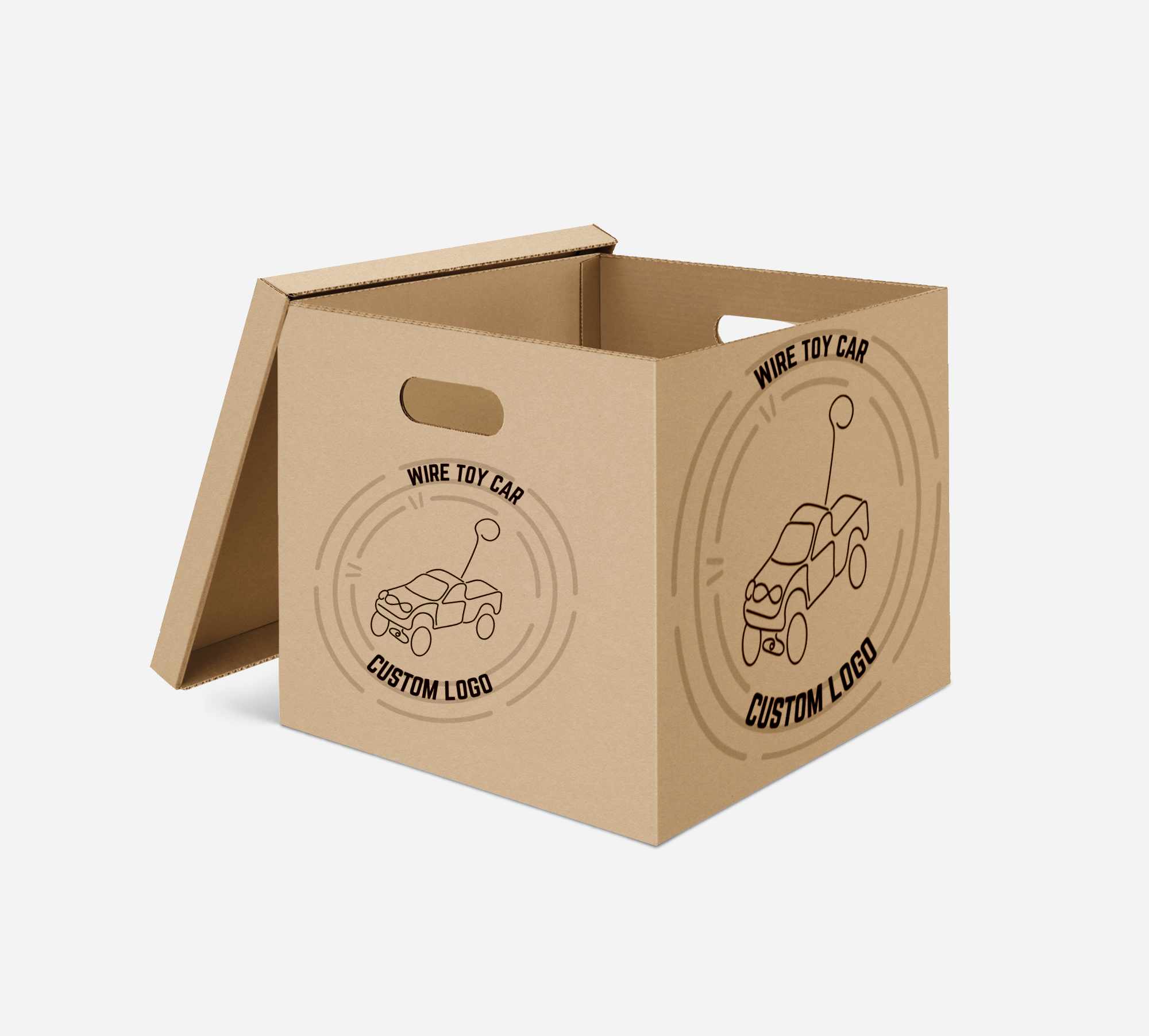Canva Template: Wire Car Logo